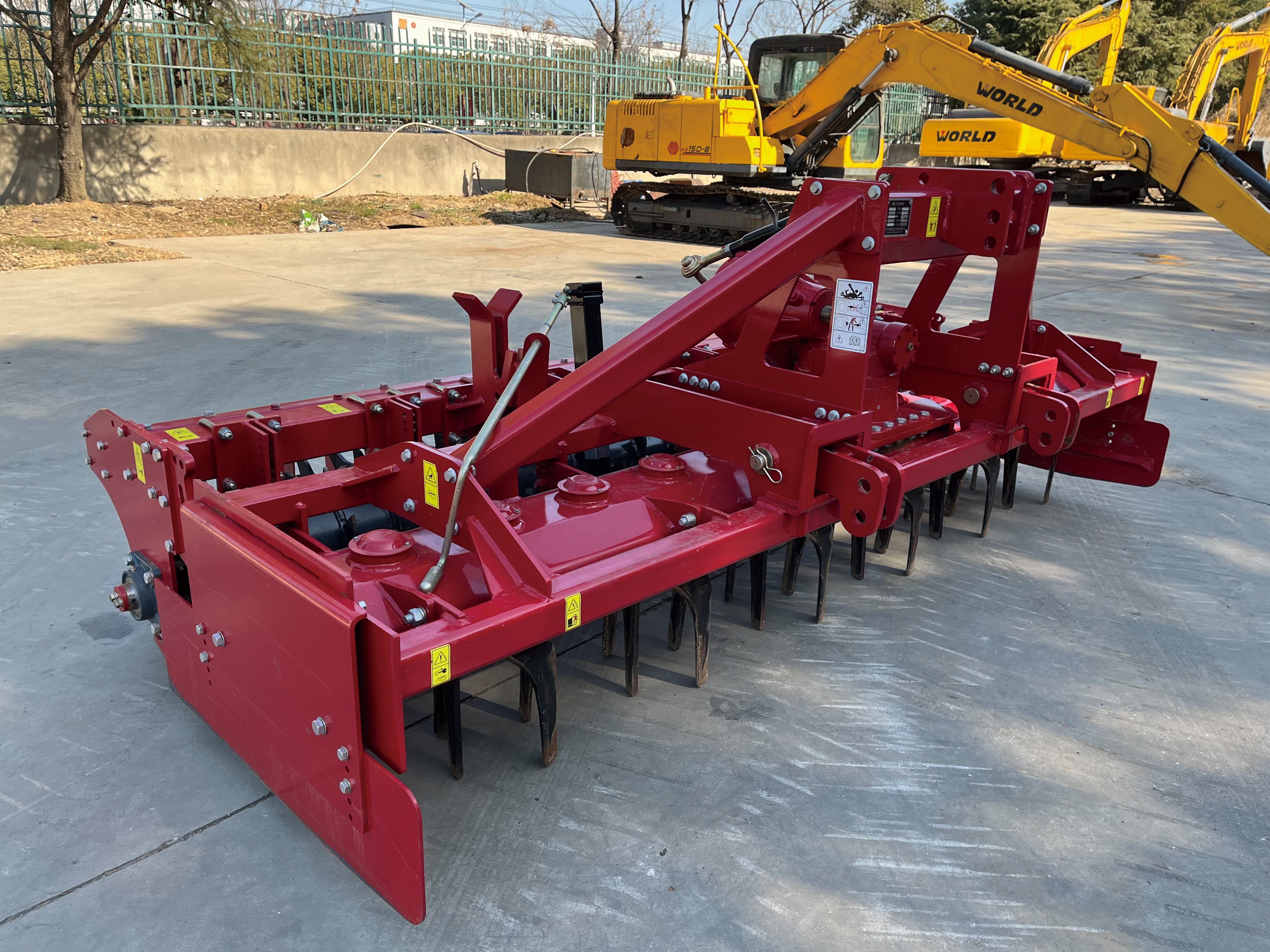 FMWORLD High-Efficiency FMWorld Power Harrow for Fast Soil Tillage