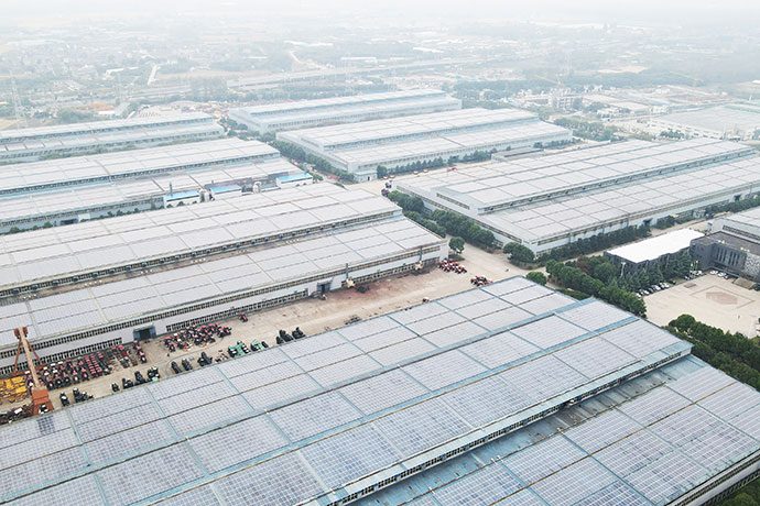 Aerial view of the FMWORLD factory campus