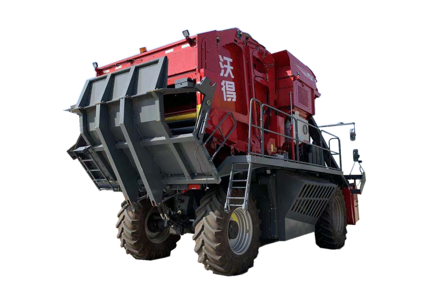 spindle type cotton harvester
